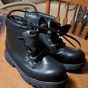 Carter's Youth Black Kids Boots 3